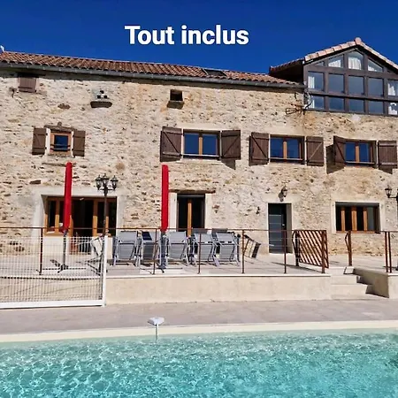 Enclos De La Rive 15 Pers Avec Piscine Chauffee